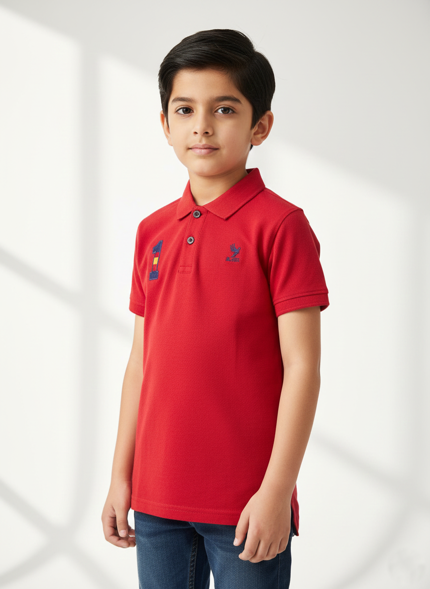 Red Boys Polo Shirts