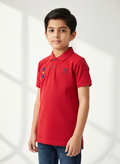 Red Polo Boys Shirts