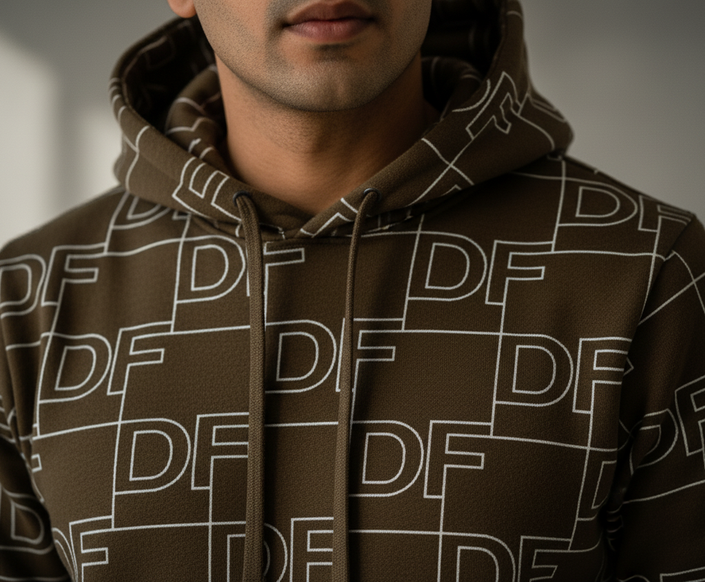 Brown DF Hoddie Men