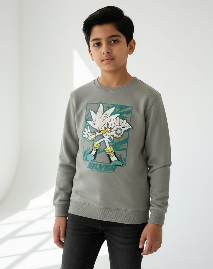 Grey Sweatshirt Boys