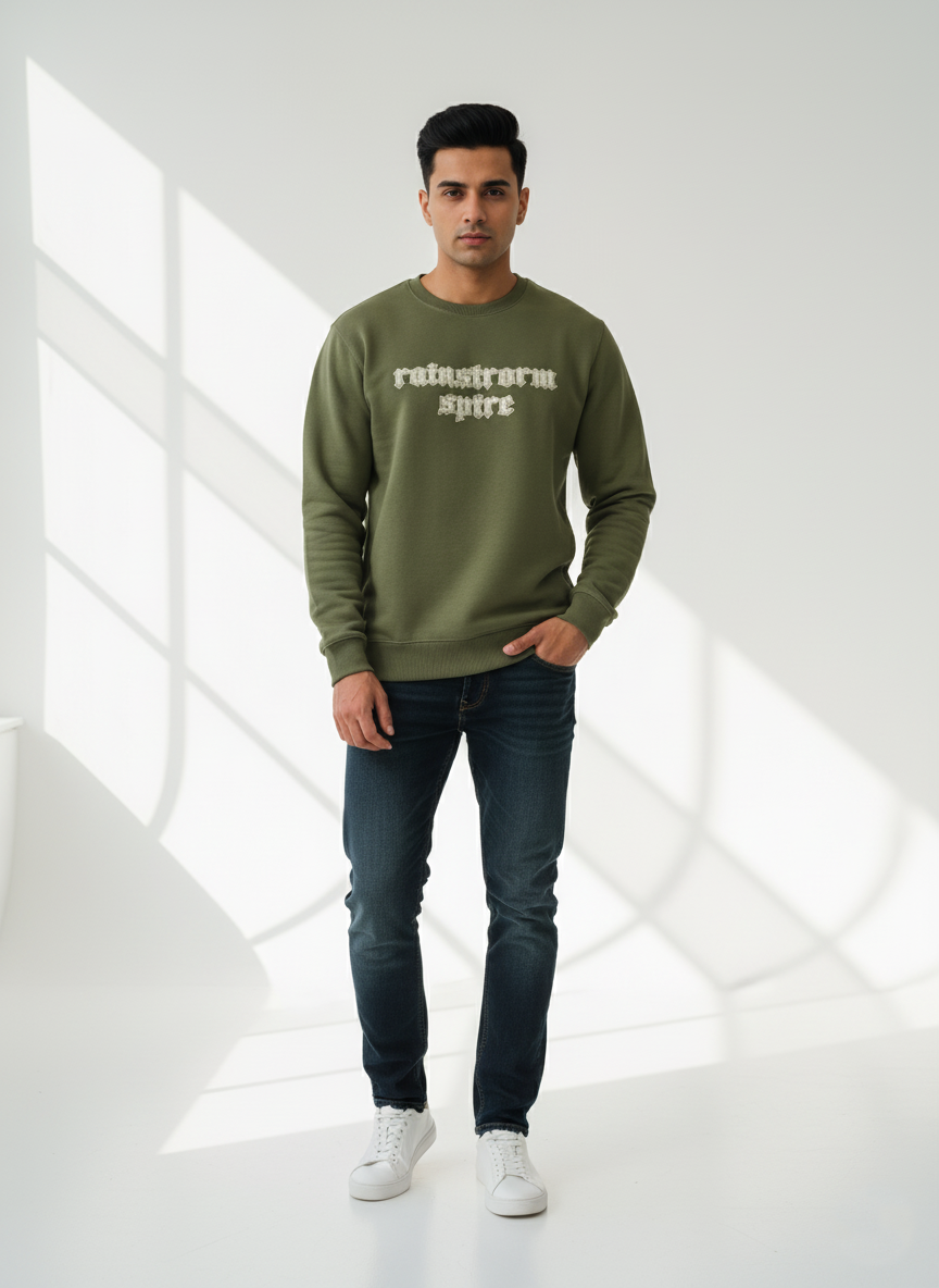 Green Sweatshirt Men