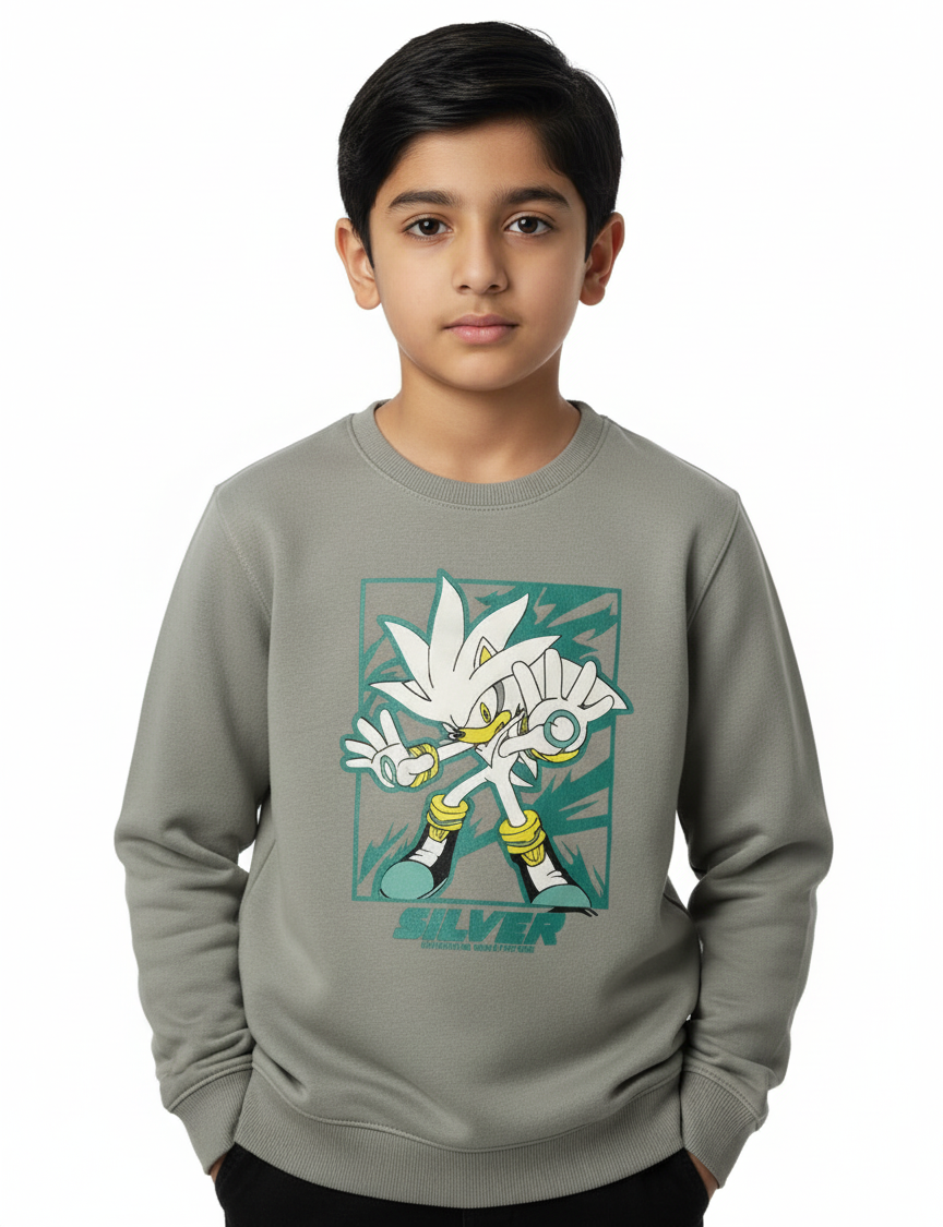 Grey Sweatshirt Boys