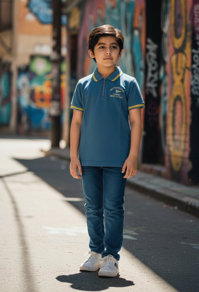 Blue Polo Boys Shirts