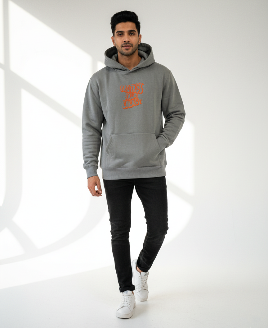 Grey Hoddie Men