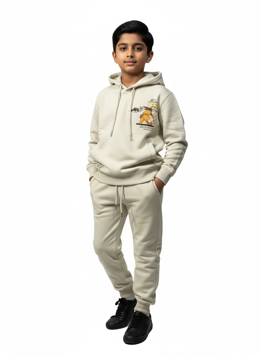 Cream Tracksuit Boys
