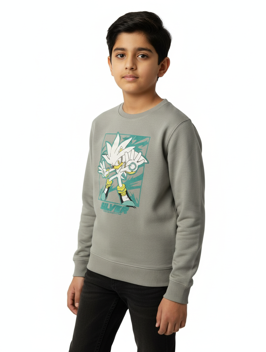 Grey Sweatshirt Boys