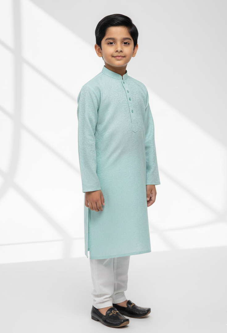 Light Blue Boys Kurta