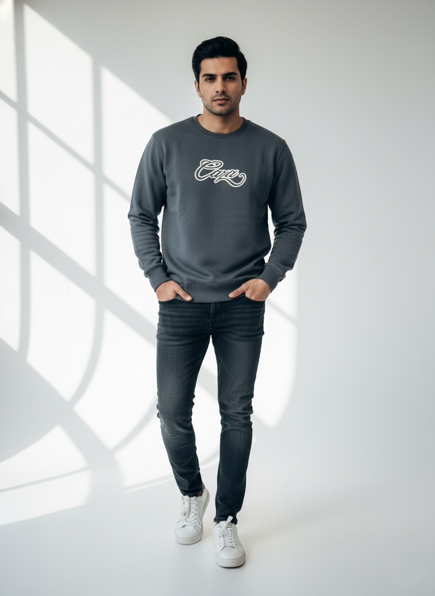 Grey Sweatshirt Men
